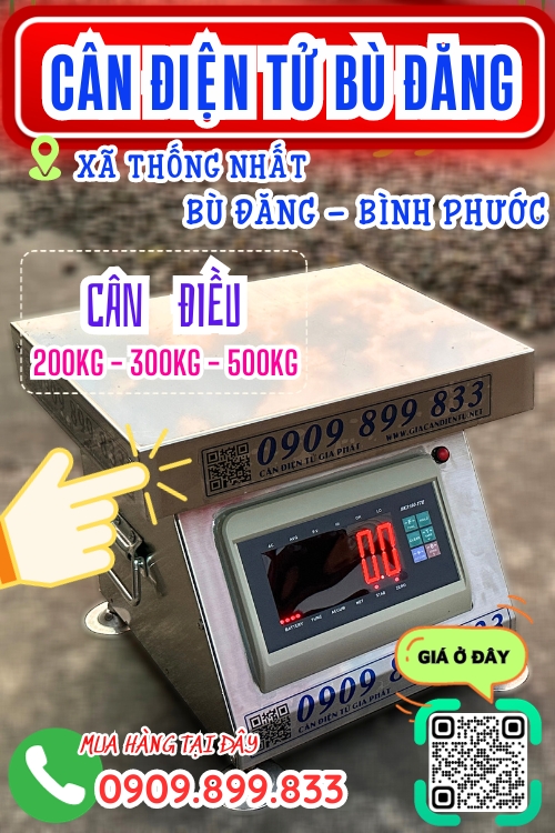 Cân điện tử ở Thống Nhất Bù Đăng Bình Phước - cân hạt điều 100kg 200kg 300kg