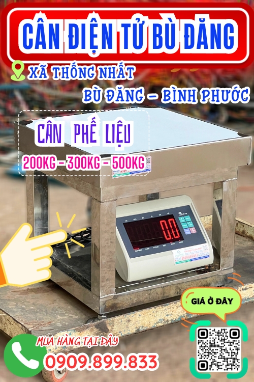 Cân điện tử ở Thống Nhất Bù Đăng Bình Phước - cân phế liệu
