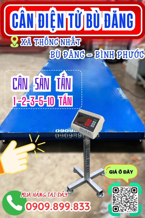 Cân điện tử ở Thống Nhất Bù Đăng Bình Phước - cân sàn diện tử