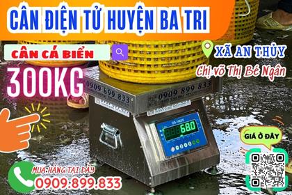 Cân điện tử ở Ba Tri - Bến Tre