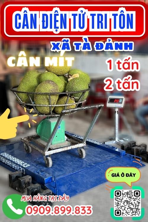 Cân điện tử ở Tà Đảnh Tri Tôn An Giang - cân mít