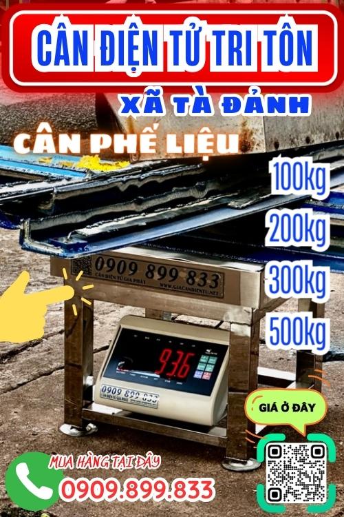 Cân điện tử ở Tà Đảnh Tri Tôn An Giang - cân phế liệu