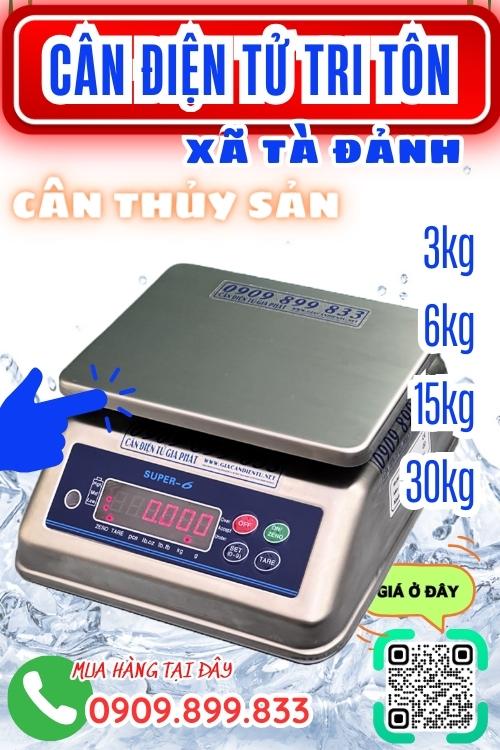 Cân điện tử ở Tà Đảnh Tri Tôn An Giang - cân thủy sản