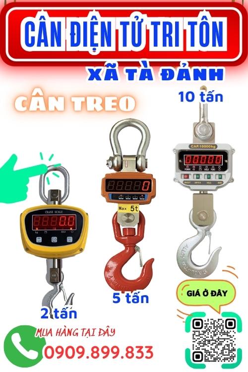 Cân điện tử ở Tà Đảnh Tri Tôn An Giang - cân treo