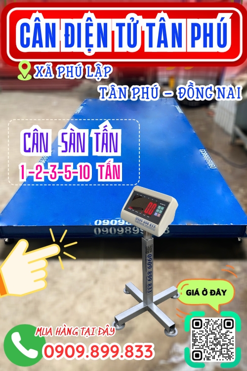 Cân điện tử ở Phú Lập Tân Phú Đồng Nai - cân sàn