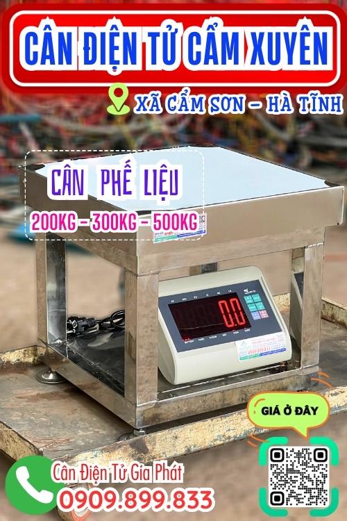 Cân điện tử ở Cẩm Sơn Cẩm Xuyên Hà Tĩnh - cân phế liệu