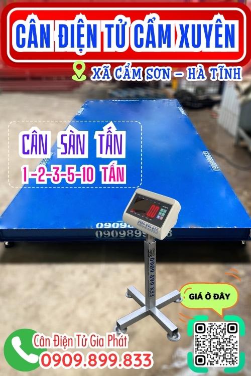 Cân điện tử ở Cẩm Sơn Cẩm Xuyên Hà Tĩnh - cân sàn