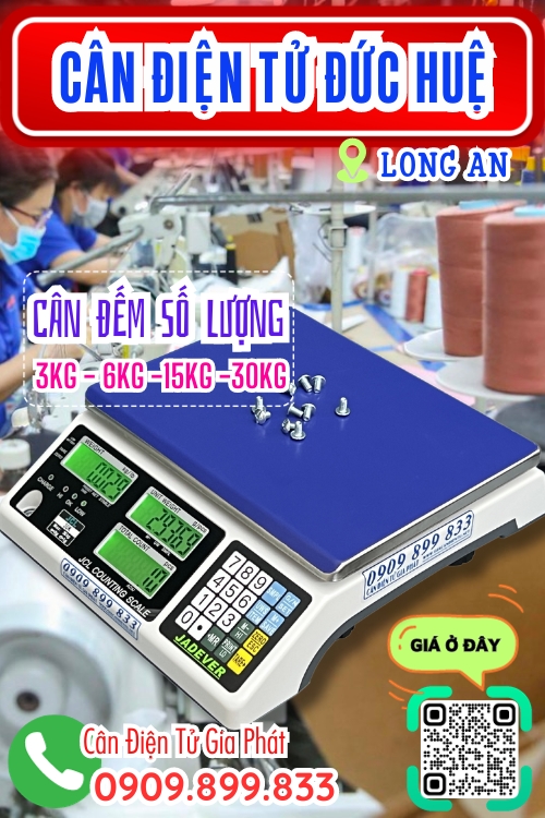 Cân điện tử ở Đức Huệ Long An - cân điện tử đếm số lượng