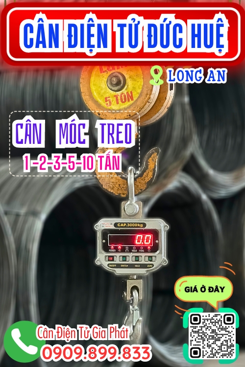 Cân điện tử ở Đức Hòa Long An - cân treo