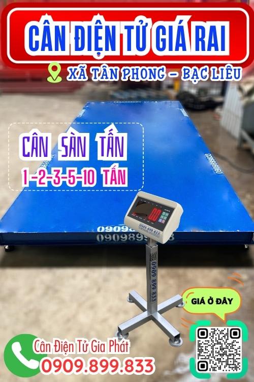 Cân điện tử ở Tân Phong Giá Rai Bạc Liêu - cân sàn điện tử