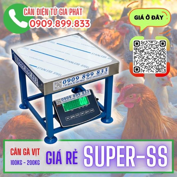 Cân gà vịt Super-SS 100kg 200kg 300kg giá rẻ & chống nước
