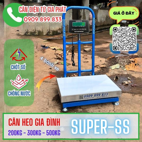 Cân heo gia đình Super-SS 200kg 300kg 500kg chốt số & chống nước