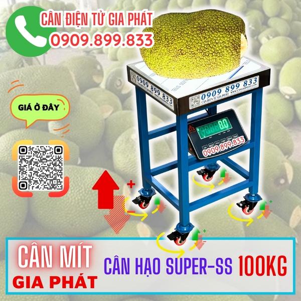 Cân điện tử cân hạo mít 30kg 100kg có bánh xe