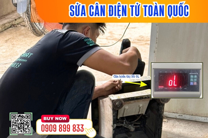 Dấu hiệu cân điện tử gặp các lỗi err 01, err 02, err 03 hay báo lo - ol có thể là do cân bị va đập mạnh, cân hư pin, board mạch lỗi,... liên hệ nhanh hotline 0909 899 833 Cân Điện Tử Gia Phát để được hỗ trợ.