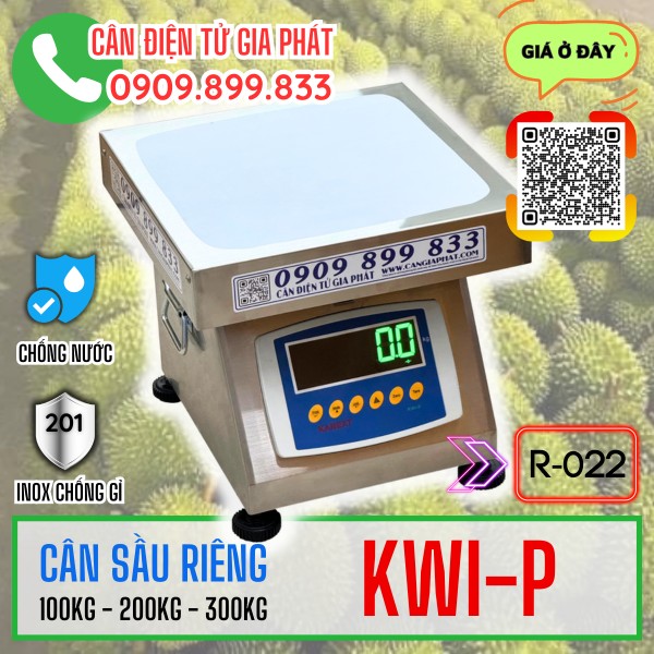 Cân sầu riêng Kanext KWI-P 150kg 200kg 300kg INOX CHỐNG NƯỚC
